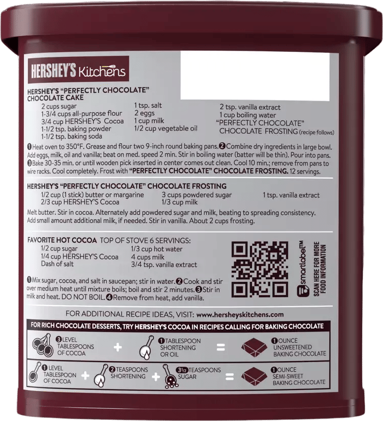 Hershey's "Perfectly Chocolate" chocolate cake + frosting