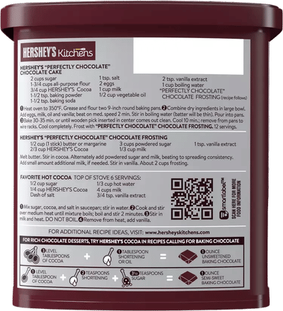 Hershey's "Perfectly Chocolate" Chocolate Cake Recipe