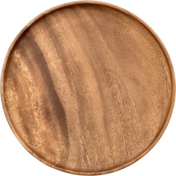 Tondo Acacia Chargers | Crate & Barrel