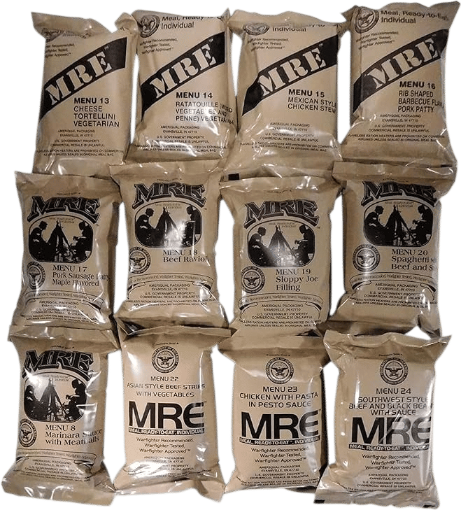 Military MRE Case B Menu