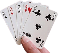 always carrying a pack of playing cards with you