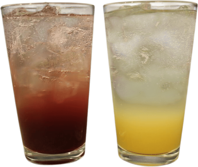 Seltzer + juice