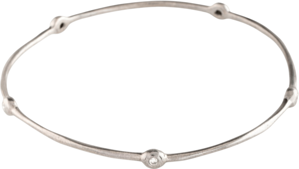 Stella Diamond Five-Stone Bangle Bracelet