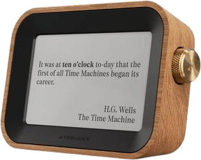Book Quote Clock