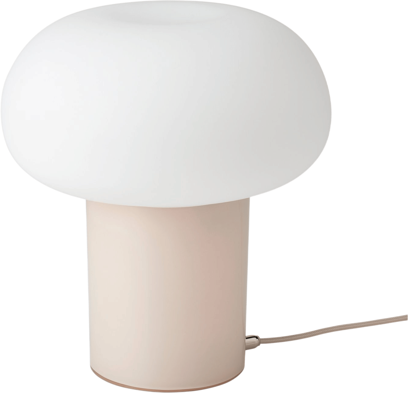 DEJSA Table Lamp (beige/opal glass, 11")