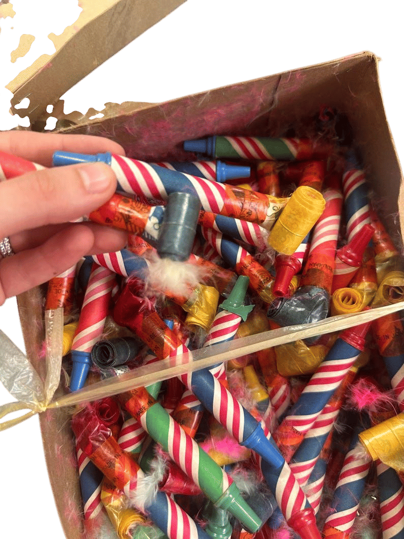 Vintage 1950s Birthday Party Favor Blowouts (Japan)