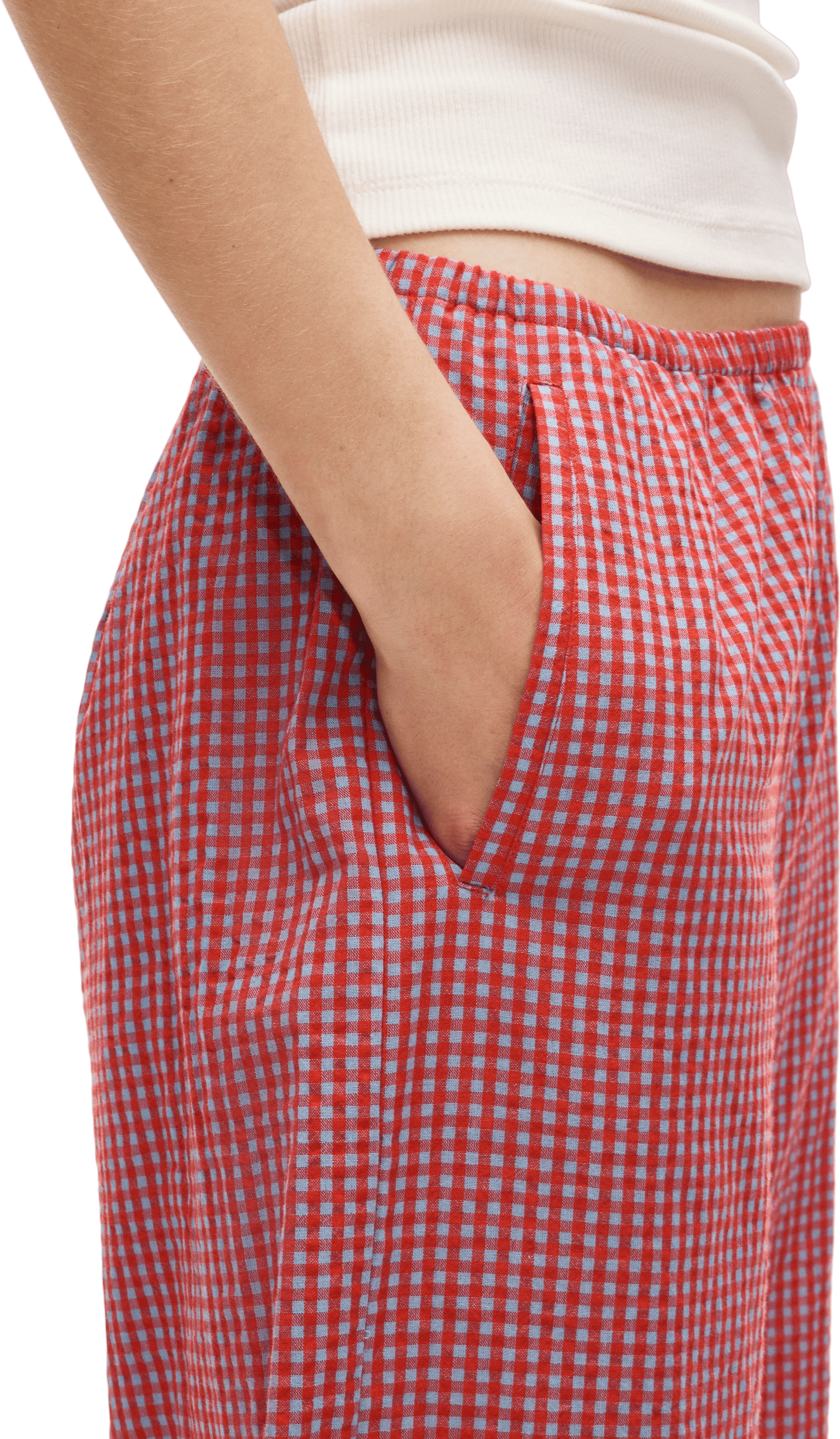 J.Crew Cosmo pant in gingham seersucker