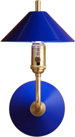 Bungalow Blue Wall Sconce