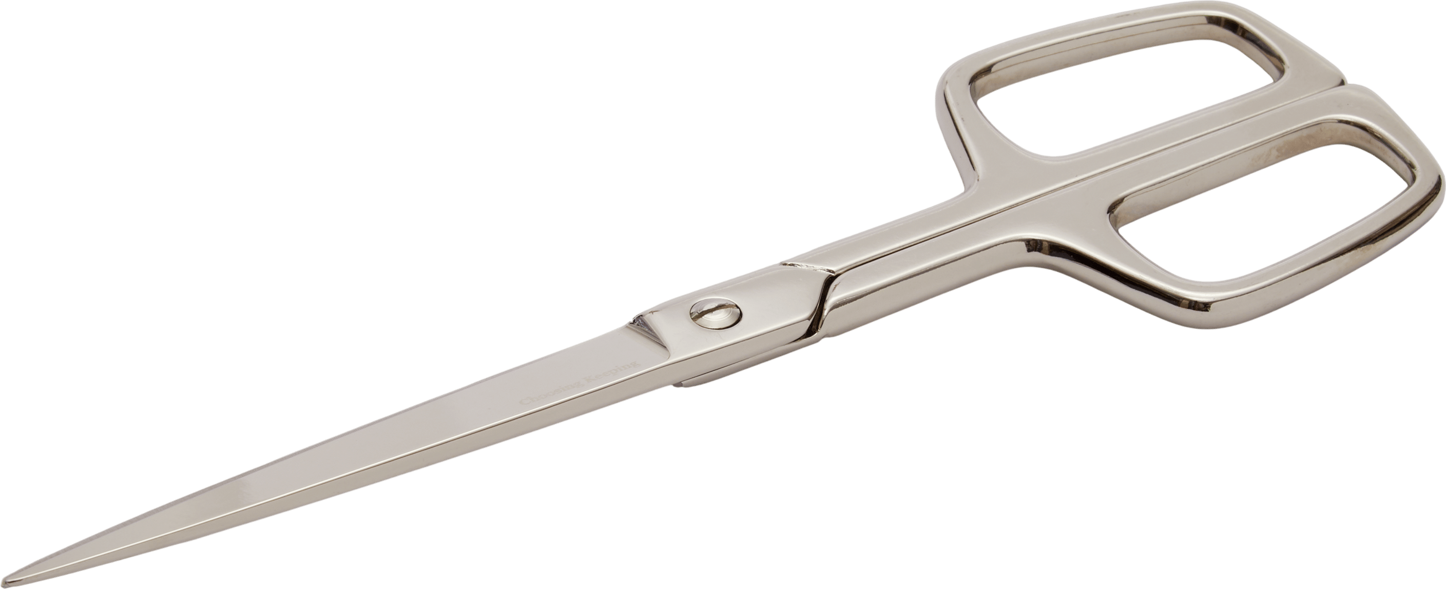 Nickel Plated 1970s-Style Scissors