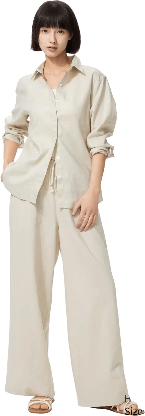 Uniqlo easy linen pants