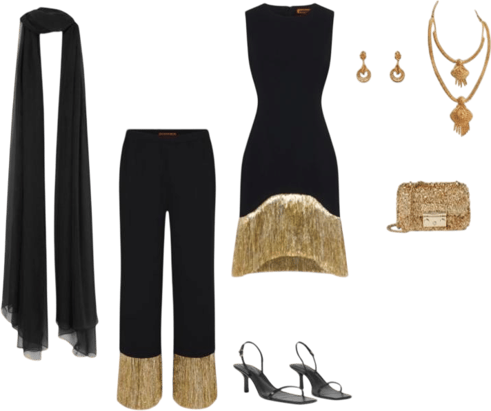 Simon Miller Bowie Fringe Mini Dress In Black Tinsel