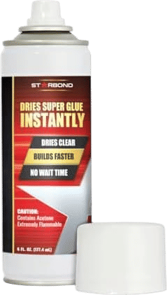 Starbond CA Glue Accelerator - Instantly Dries Super Glue (6 Ounce)
