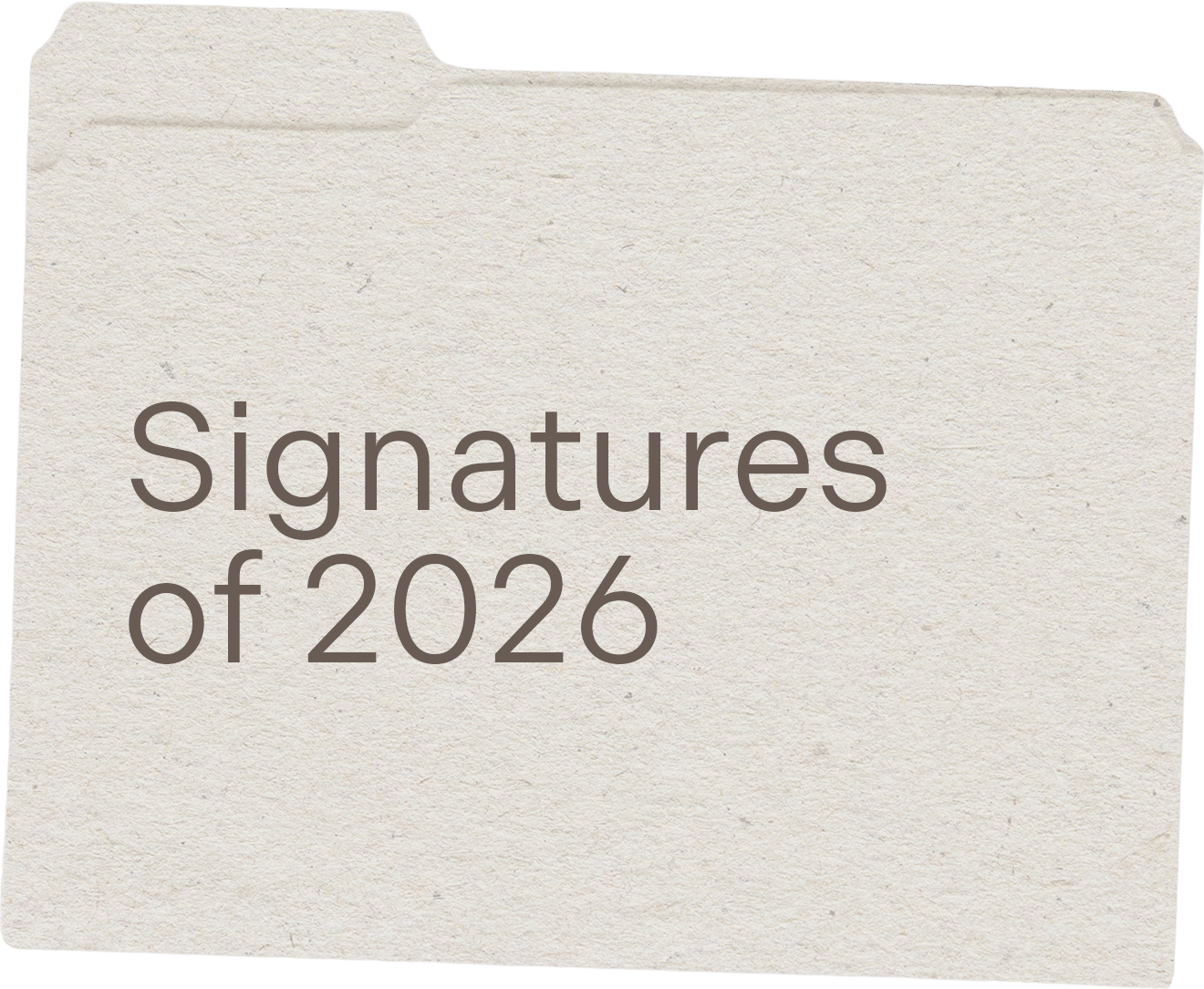 Signatures