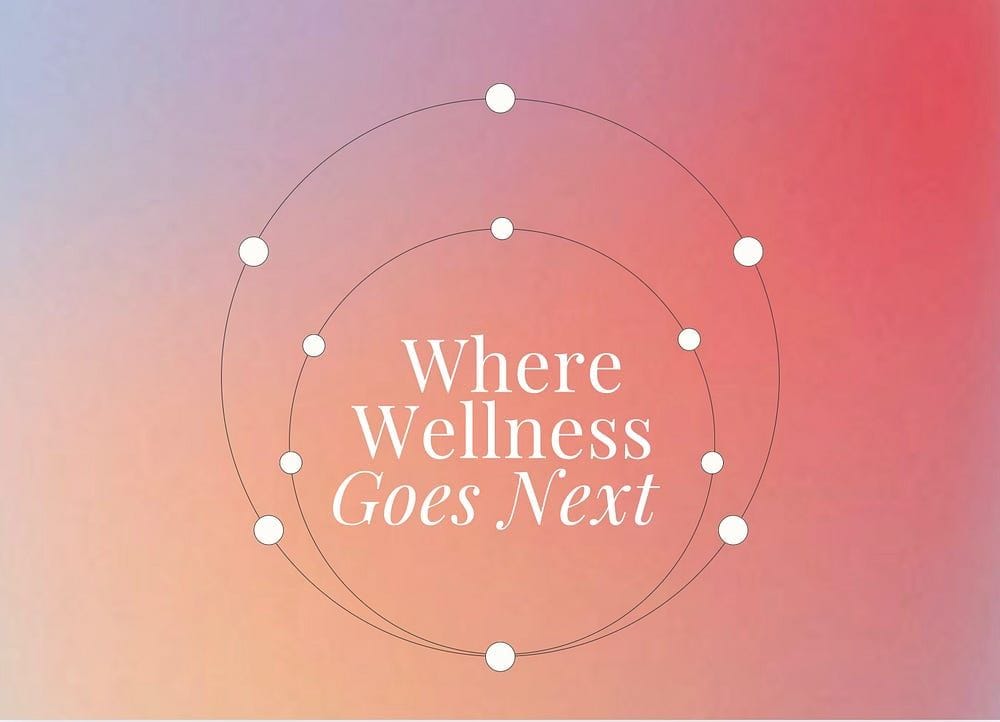 Consider your 'wellbeing' not your 'wellness' 