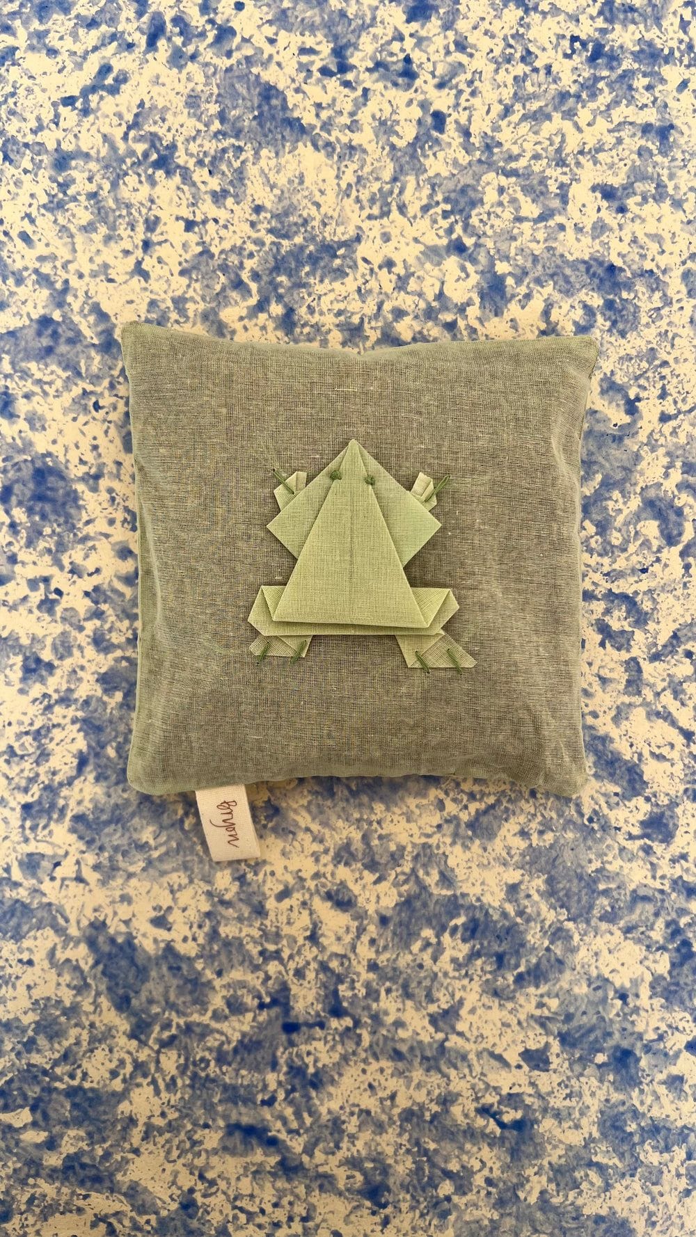 Bryon Studios Frog Origami Lavender Sachet