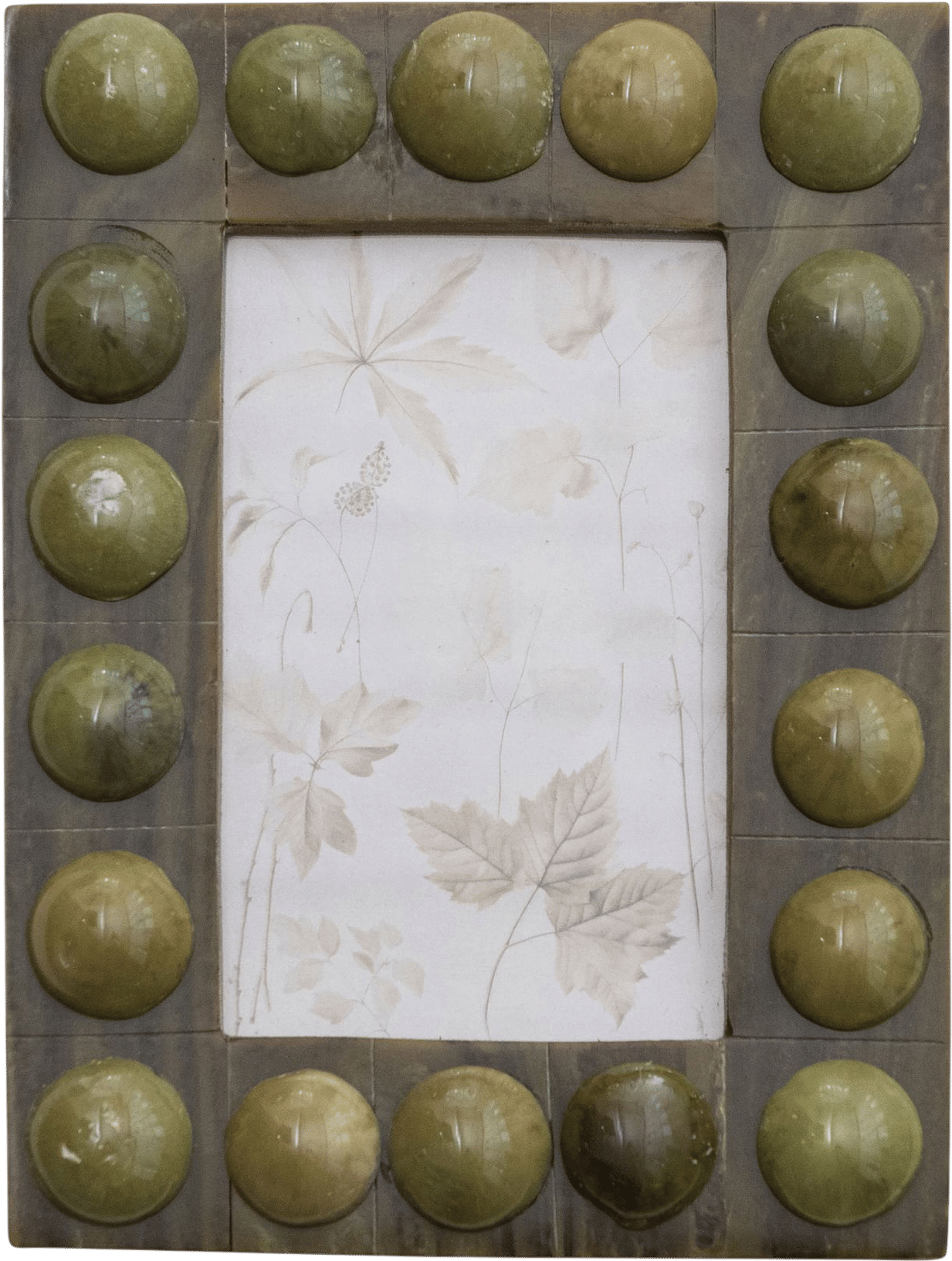 Handmade Marbled Resin Bobbin Photo Frame