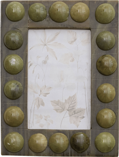 Handmade Marbled Resin Bobbin Photo Frame