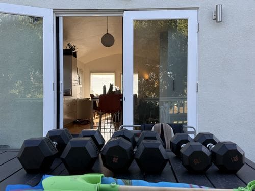 Bring your weights on vacation!
