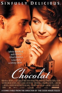 Chocolat (2000) - chocolate truffles & cakes