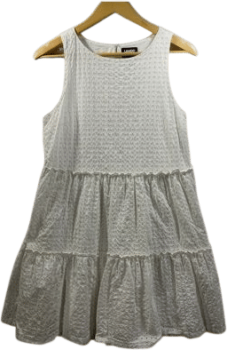 Lands' End Eyelet Poplin Dress