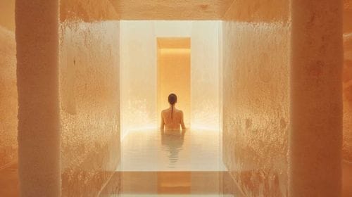 Dream vibe: in Los Angeles, relaxation-forward, sexy fourth date vibe. Is there like a fancy ass Korean Spa with good food?