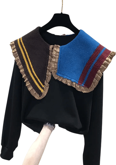 Knit Scrap Collar