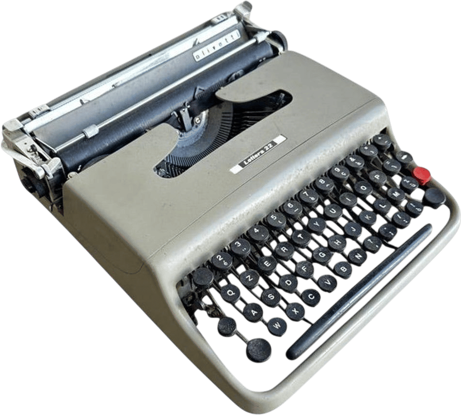 1950s Typewriter by Marcello Nizzoli for Olivetti