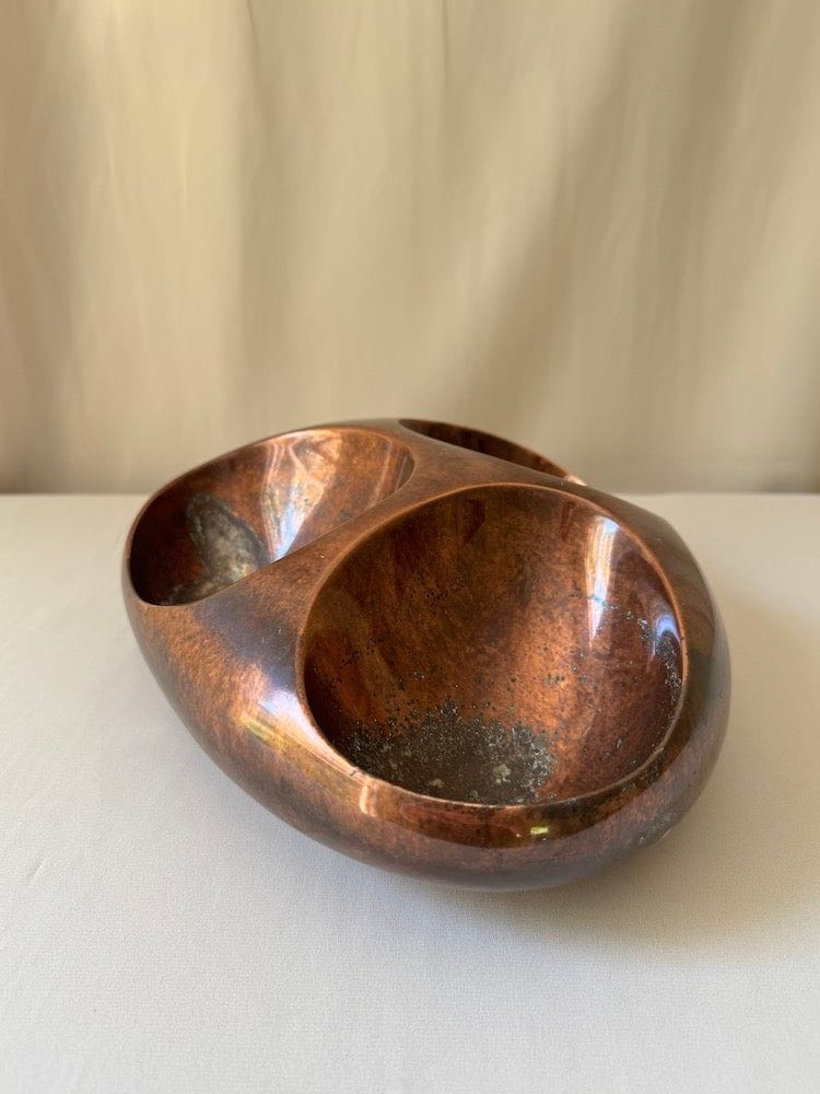 Nambe Copper Sculptural Server