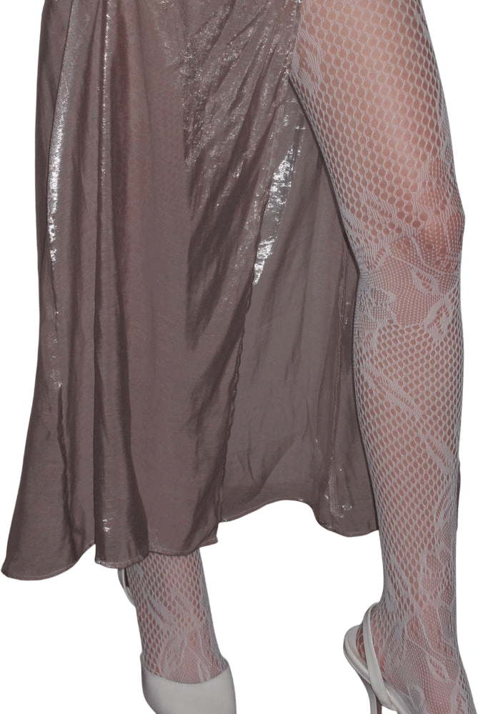 Lace Panel Fishnet Tights
