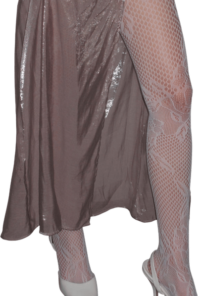 Lace Panel Fishnet Tights