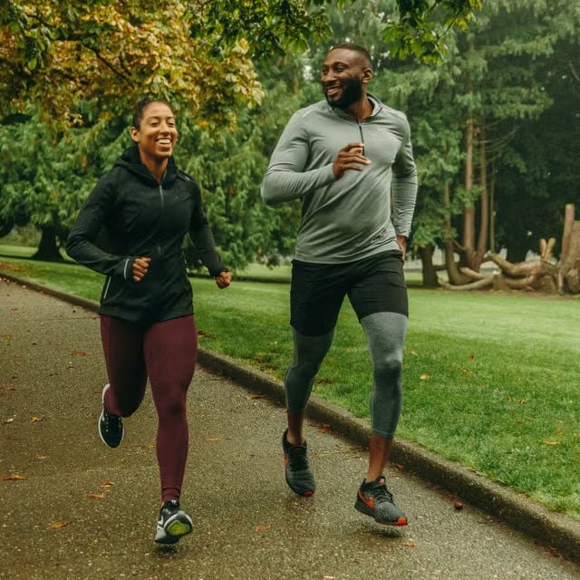 Going for a run outside