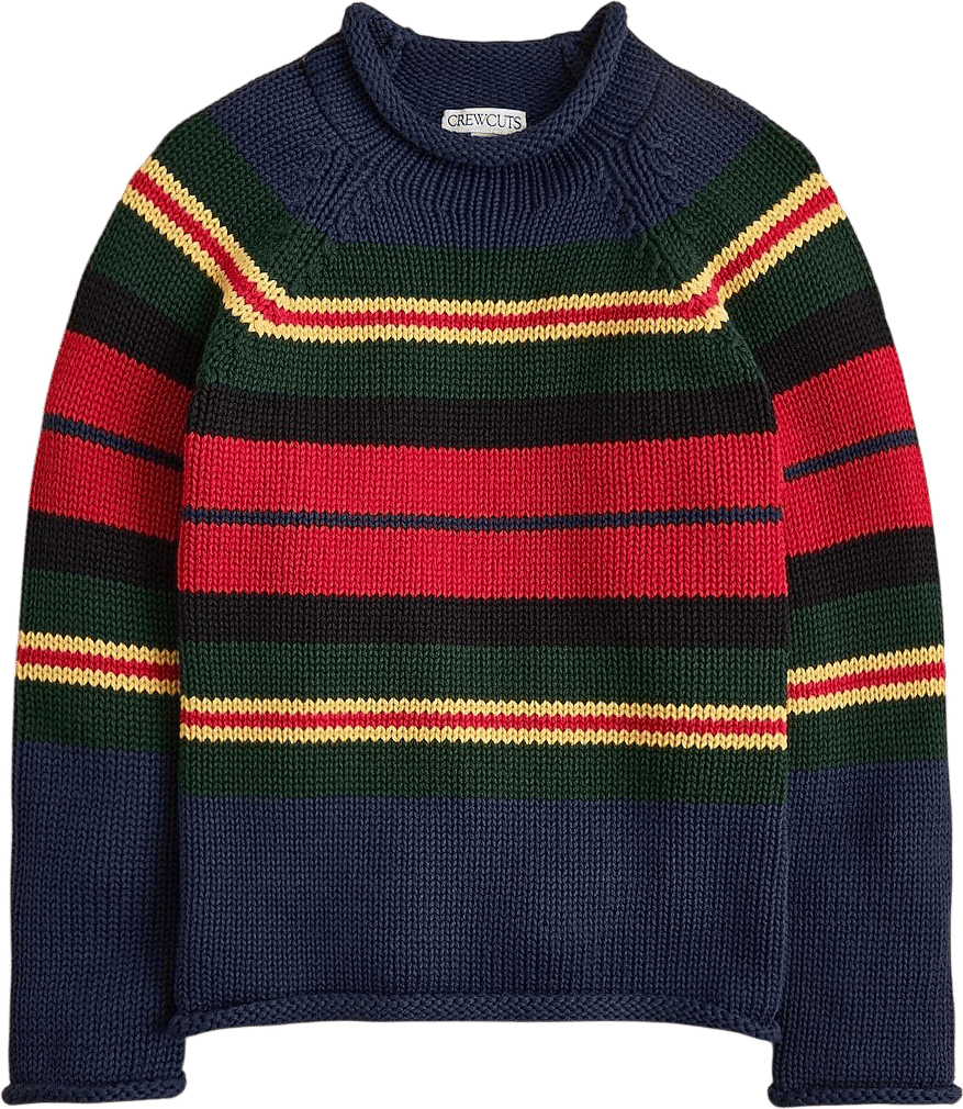 Kids' Heritage Cotton Rollneck Sweater