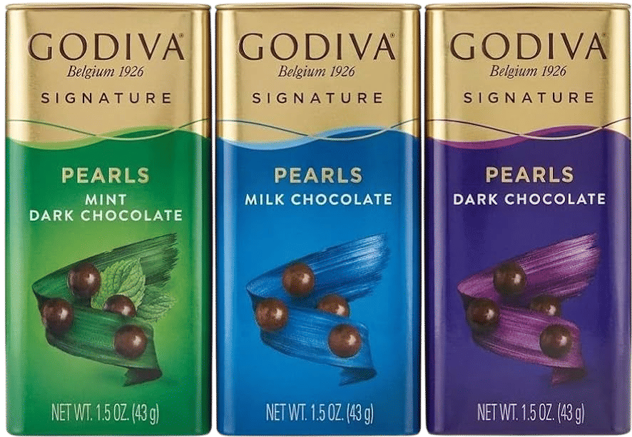 Godiva chocolate pearls
