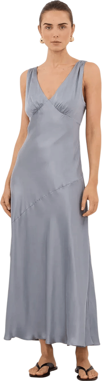 Mila Silk Midi Dress