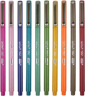 Marvy Uchida LePen 10 Color Retro Pen Set