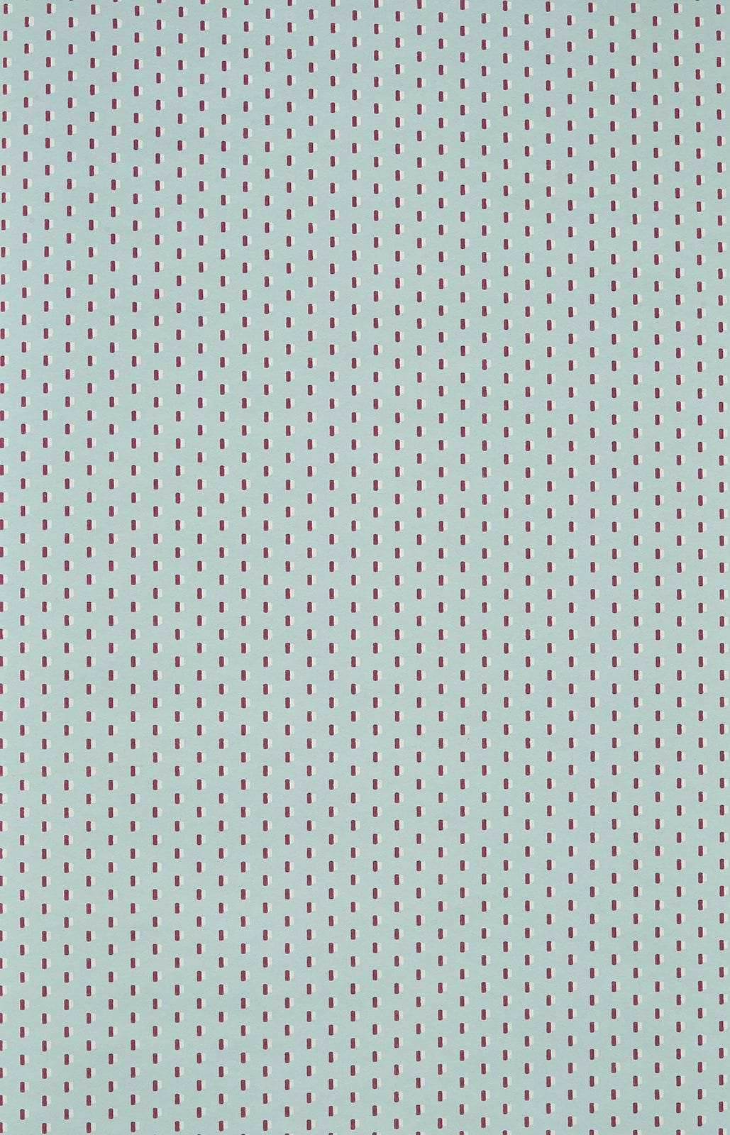 Cubism Wallpaper, Blue Porcelain