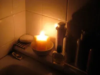 Candle-Lit Shower