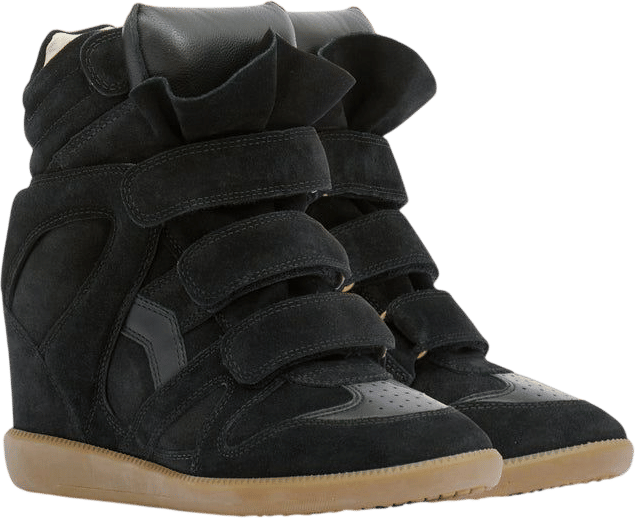 isabel marant black bekett sneakers