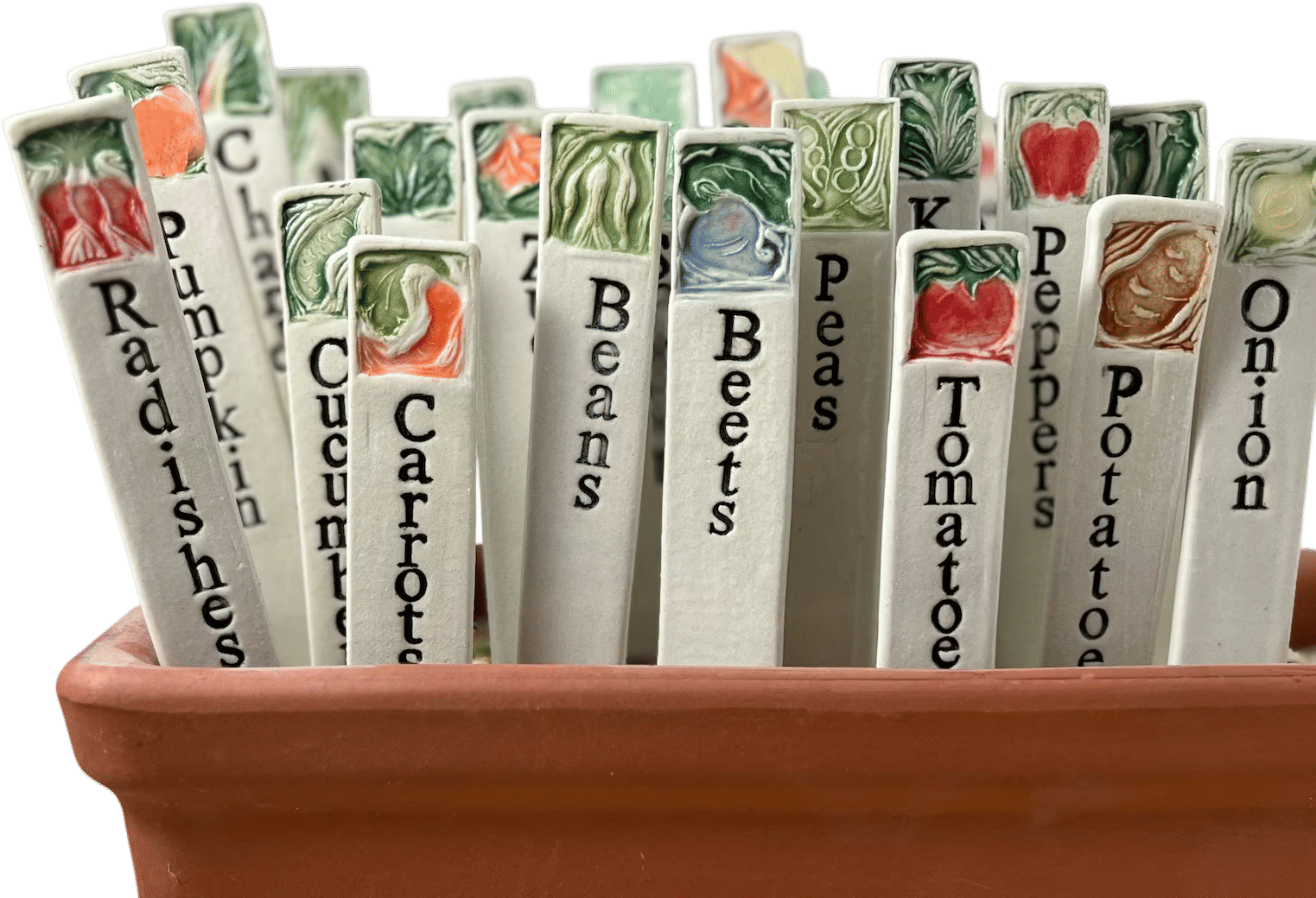 Porcelain Garden Marker