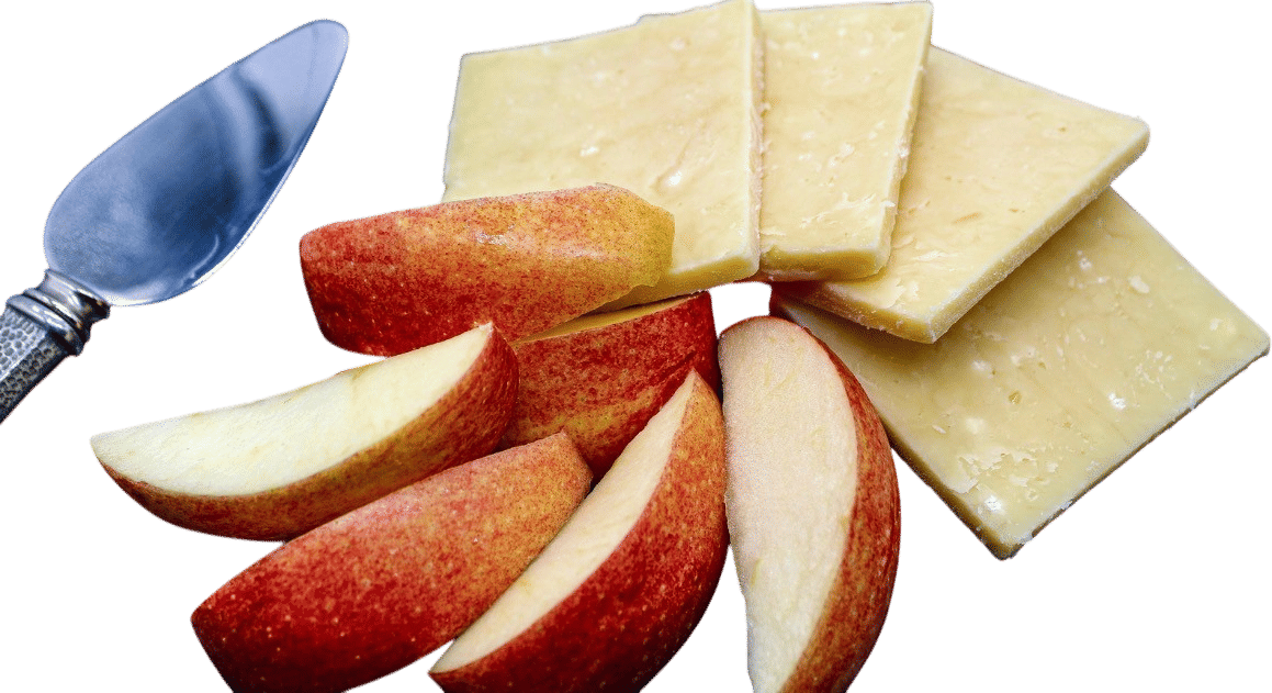Apple & cheese