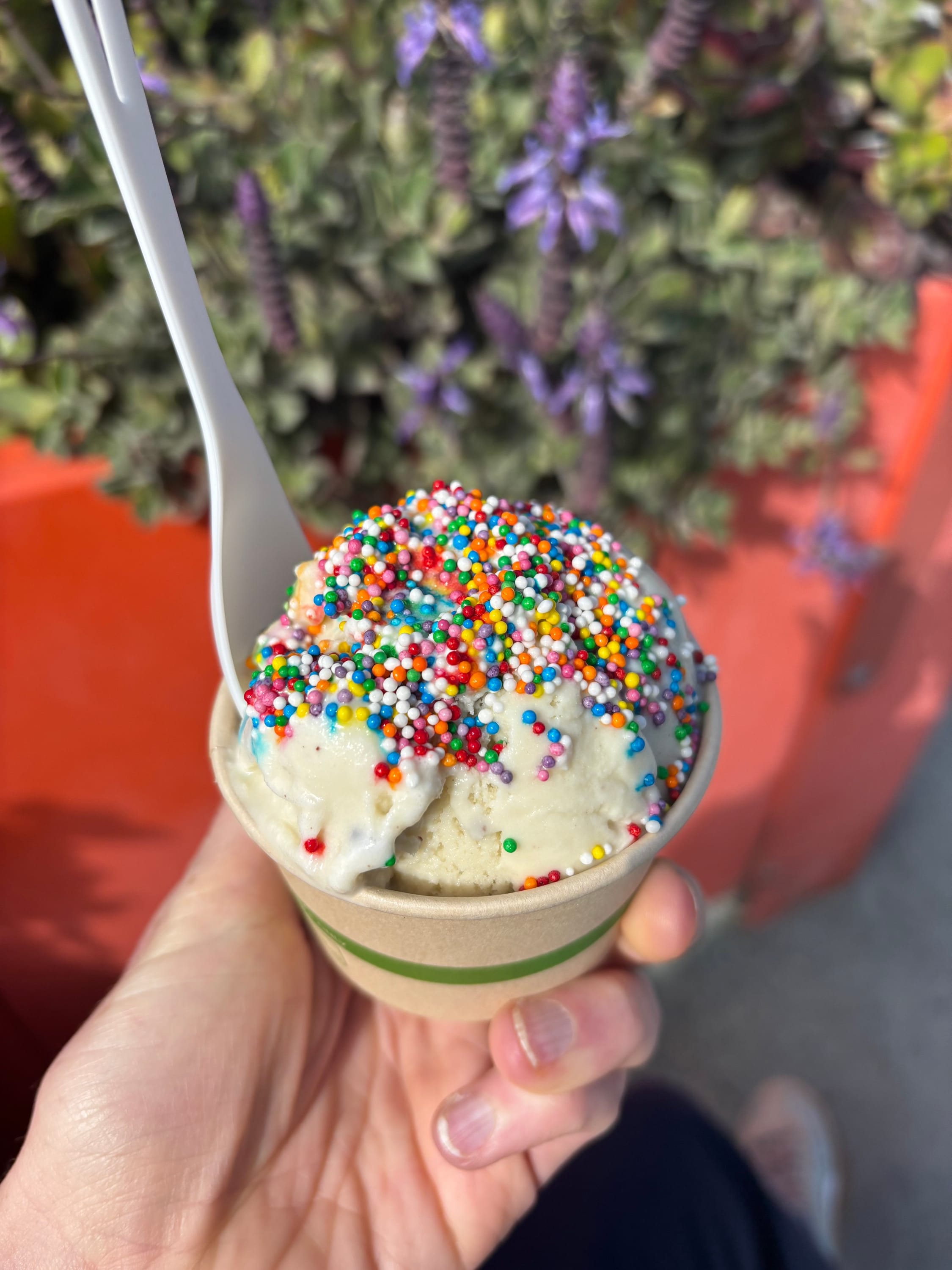 Put sprinkles on your ice cream