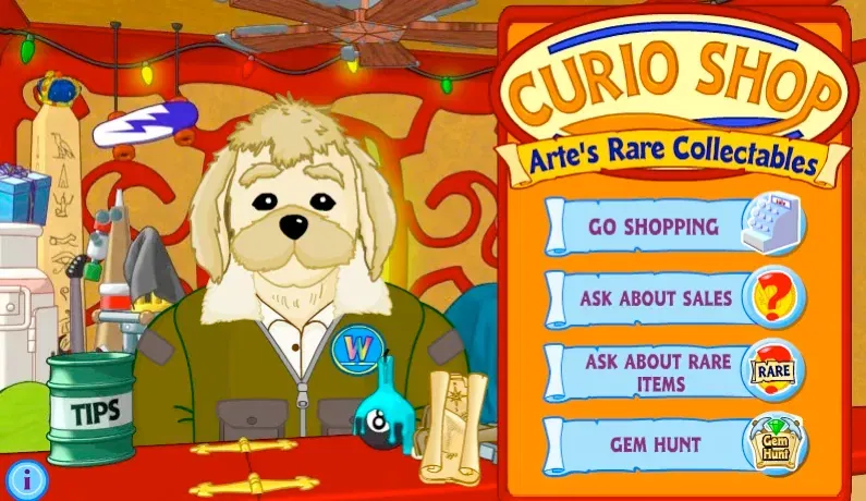 Webkinz Curio Shop