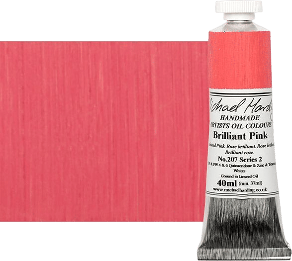 Michael Harding Oil Color - Brilliant Pink, 40ml Tube