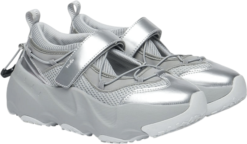 BRYN VELCRO SNEAKERS V2 - SILVER