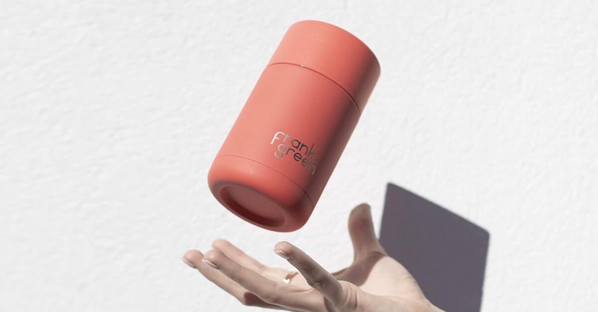 Frank Green travel coffee mug