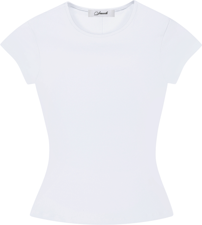 Uniform Baby Tee in White