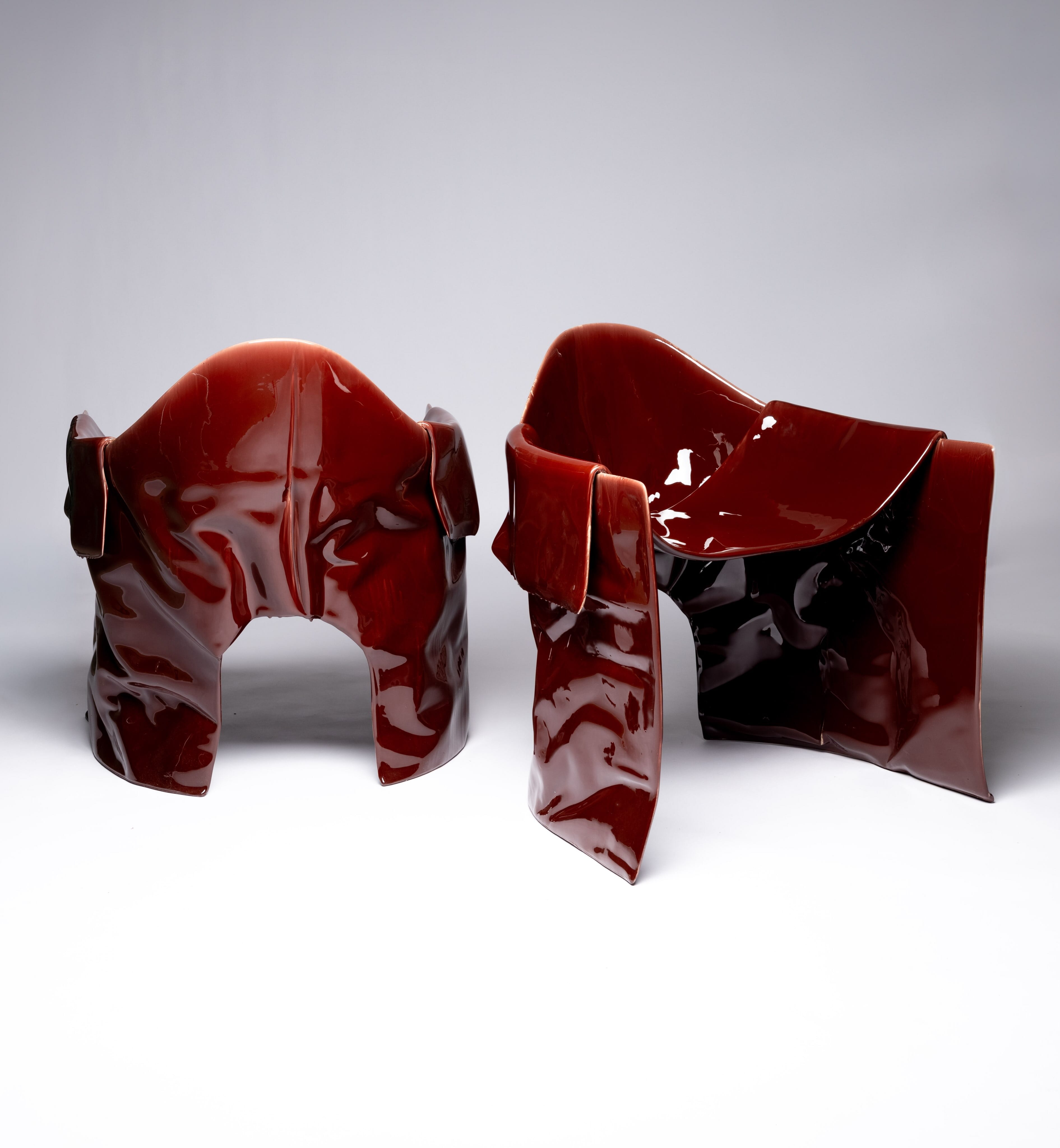 Lukas Cober Freeform Lounge Chairs