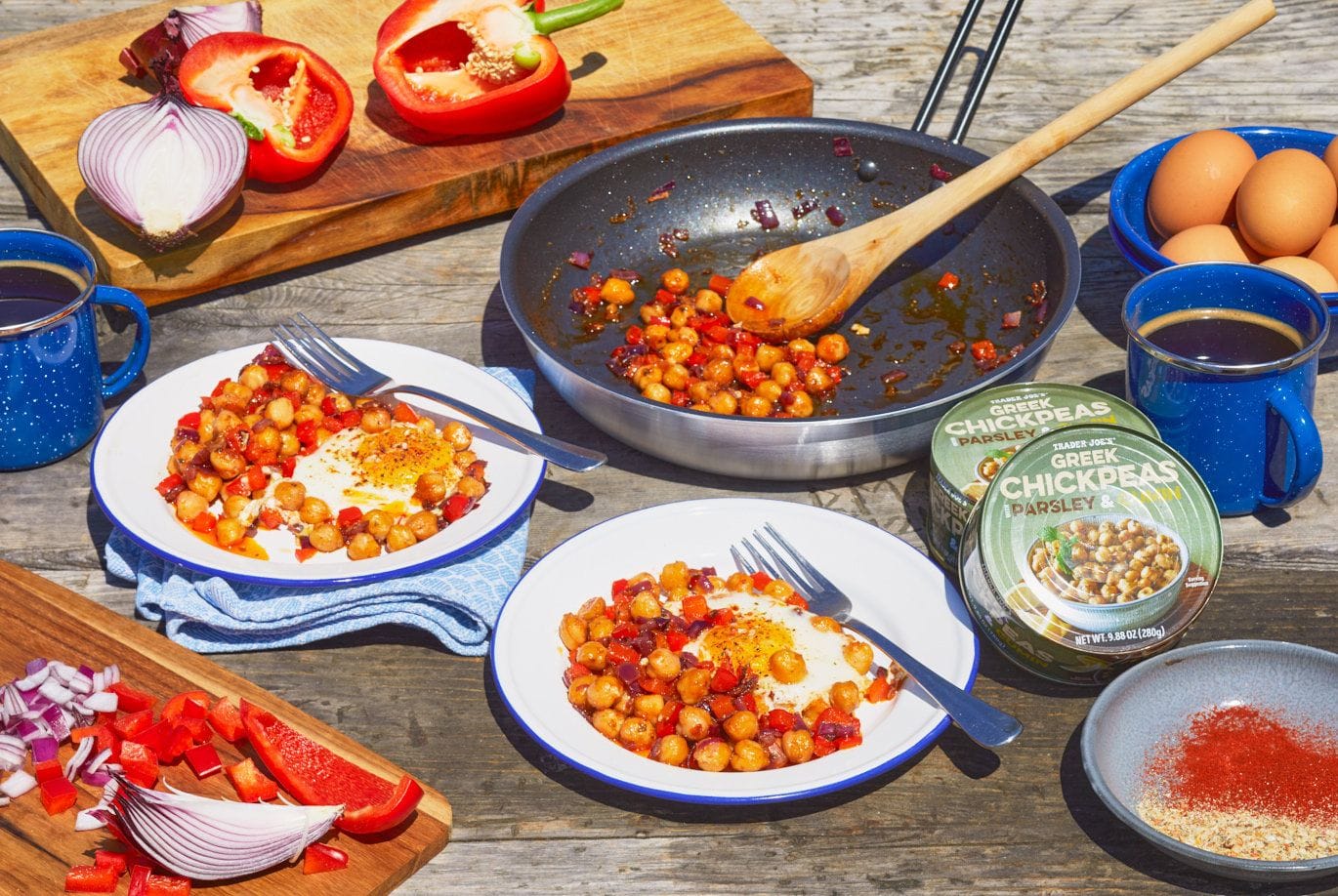 Trader Joe's Greek Chickpeas with Cumin and Parsley
