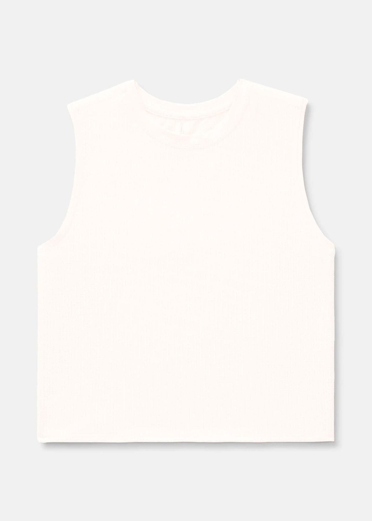 Outdoor Voices ThinkFast Mesh Cropped Muscle Tank