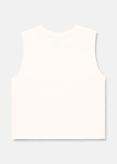 ThinkFast Mesh Cropped Muscle Tank